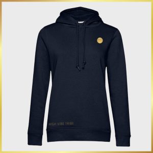 2022 Kapuzen-Sweatshirt "Golden Vibe" | navy, Damen