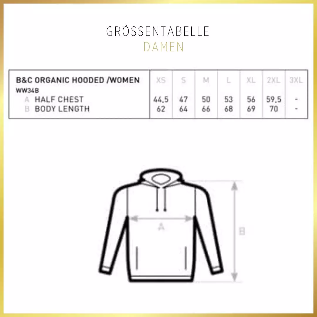 2022 Kapuzen-Sweatshirt "Golden Vibe" | navy, Damen - Image 3